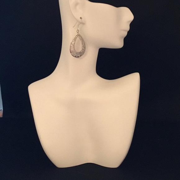 .925 Sterling Silver Filigree Earrings - Picture 11 of 16